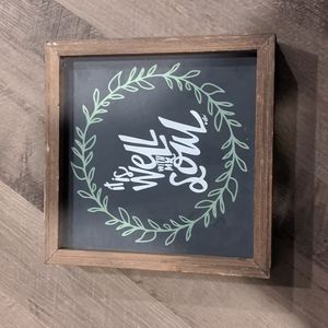 Collins "it is well with my soul" board